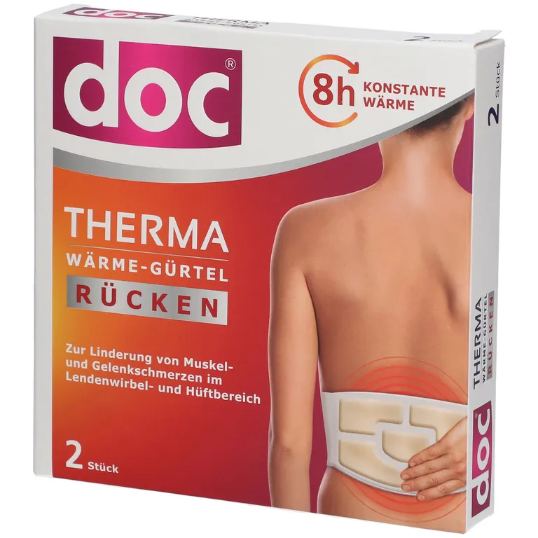 shopapotheke doc® THERMA WÄRME-GÜRTEL RÜCKEN Heißer Verkauf