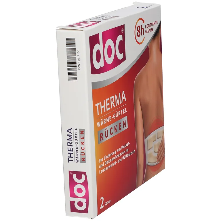 shopapotheke doc® THERMA WÄRME-GÜRTEL RÜCKEN Heißer Verkauf