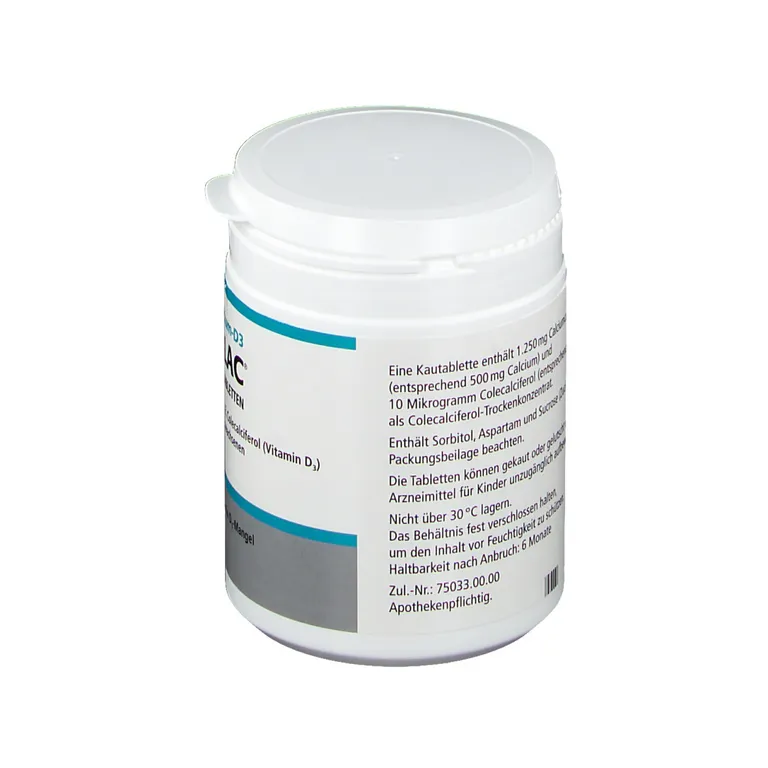 shopapotheke Calcilac® Kautabletten 500 mg/400 I.E Zeitlich begrenztes Angebot