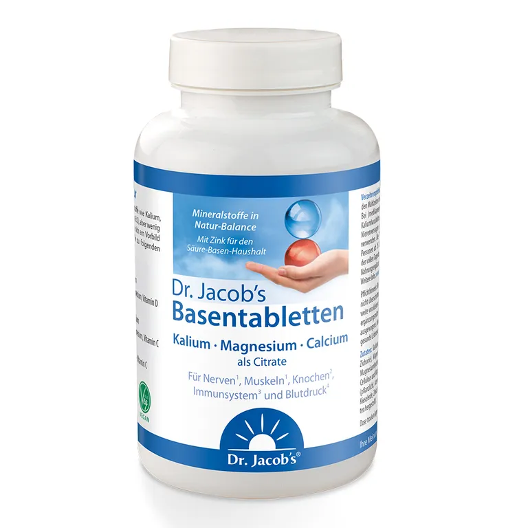 shopapotheke Dr. Jacob's Basentabletten Basen-Citrat-Mineralstoffe Kalium Magnesium Calcium Saisonale Angebote
