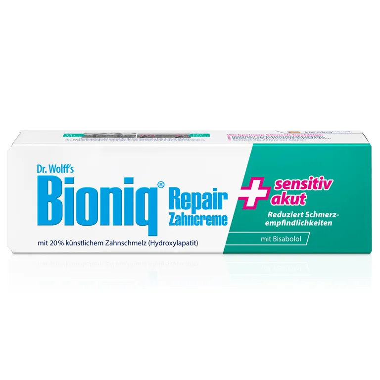 shopapotheke Dr. Wolff's Bioniq® Repair + sensitiv akut Zahncreme zollfrei