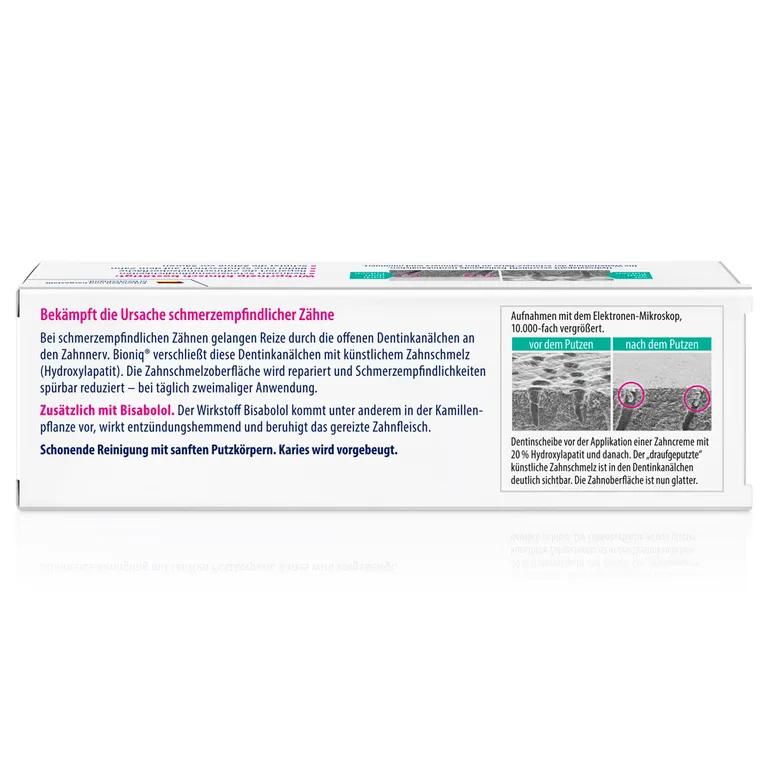 shopapotheke Dr. Wolff's Bioniq® Repair + sensitiv akut Zahncreme zollfrei