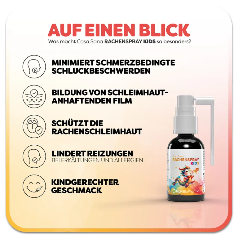 shopapotheke Casa Sana RACHENSPRAY KIDS - Mit Acerola schwarzer Johannisbeere Propolis Thymian- und Salbeiöl Hotsell