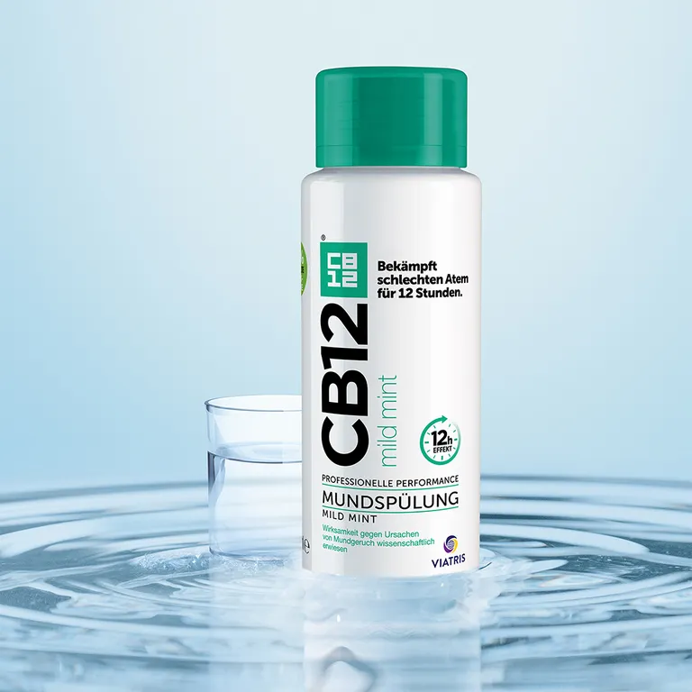 shopapotheke CB12 Mundspülung Mild: Mundwasser mit Zinkacetat & Chlorhexidin gegen schlechten Atem & Mundgeruch Flash Sale