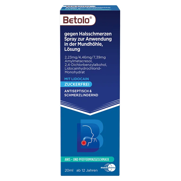 shopapotheke Betolo® gegen Halsschmerzen Rachenspray Anis-Pfefferminze Muttertagsangebot