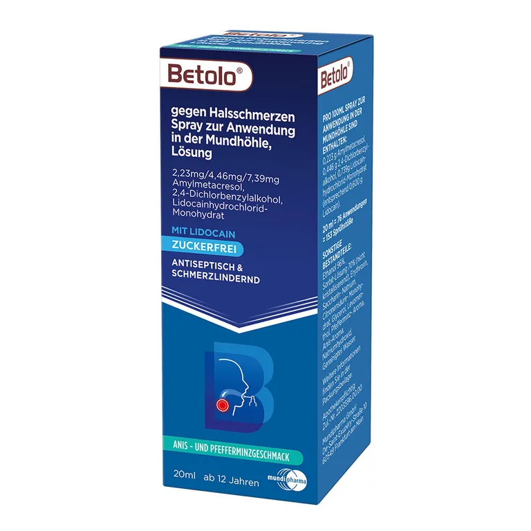 shopapotheke Betolo® gegen Halsschmerzen Rachenspray Anis-Pfefferminze Muttertagsangebot