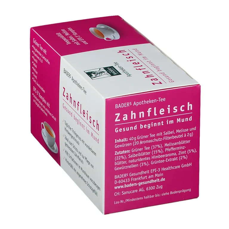 shopapotheke BADERs Apotheken-Tee Zahnfleisch Zeitlich begrenztes Angebot