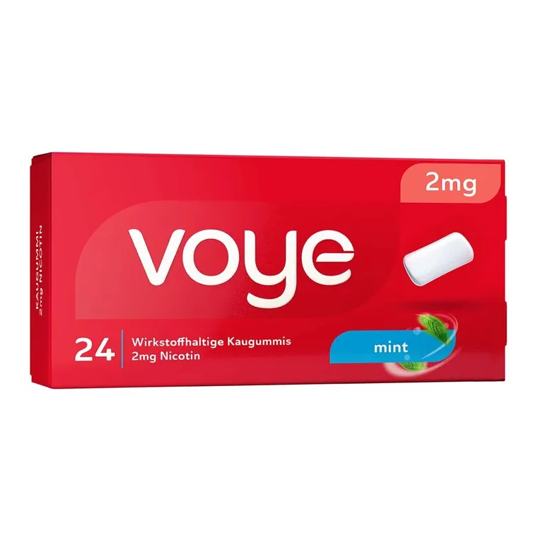 shopapotheke Voye Mint 2mg wirkstoffhaltiges Kaugummi