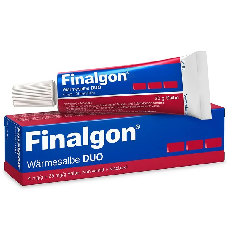shopapotheke Finalgon® Wärmesalbe DUO Schmerzsalbe gegen Rückenschmerzen und Nackenverspannungen