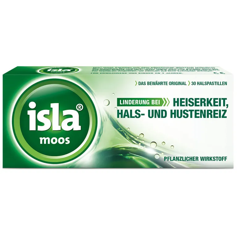 shopapotheke isla moos Halspastillen bei Halskratzen und Reizhusten