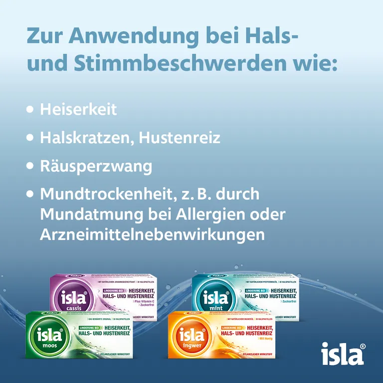 shopapotheke isla moos Halspastillen bei Halskratzen und Reizhusten Rabatte dieses Monats