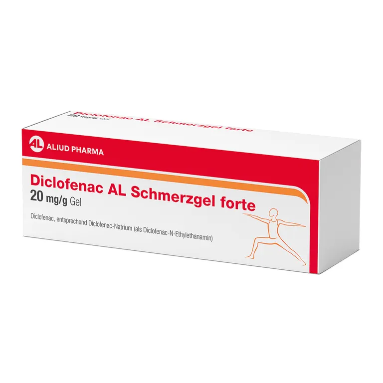 shopapotheke Diclofenac AL Schmerzgel forte 20 mg / g bei akutem Bewegungsschmerz nach stumpfem Trauma Online Shopping