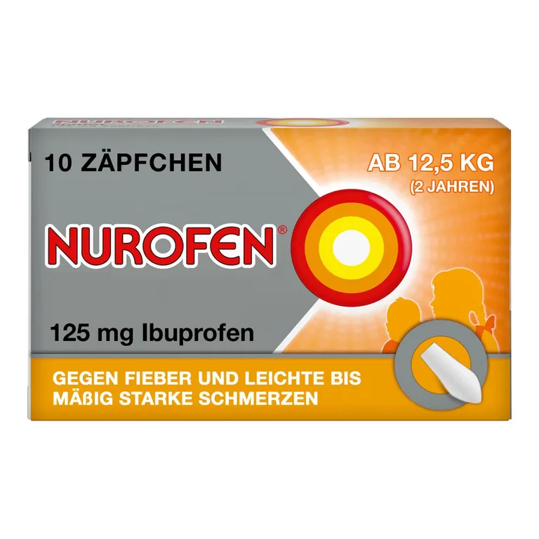 shopapotheke NUROFEN® Junior 125 mg Zäpfchen