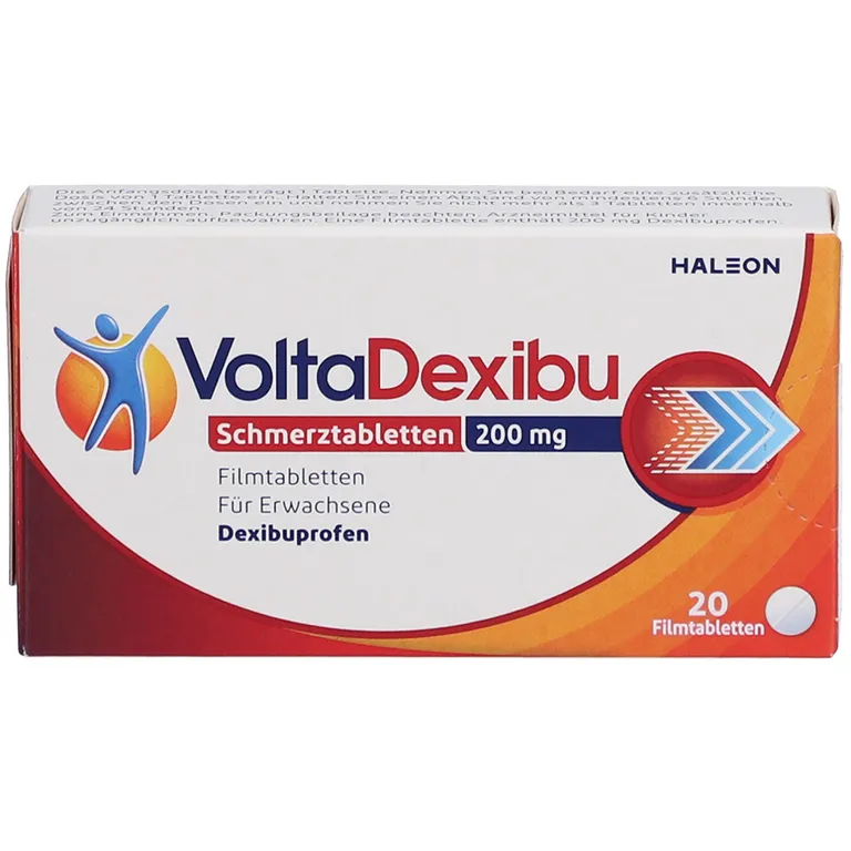 shopapotheke VoltaDexibu Schmerztabletten Dexibuprofen 200 mg