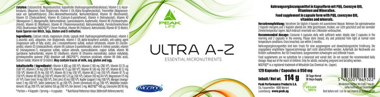 shopapotheke PEAK Ultra A-Z Neueste Mode