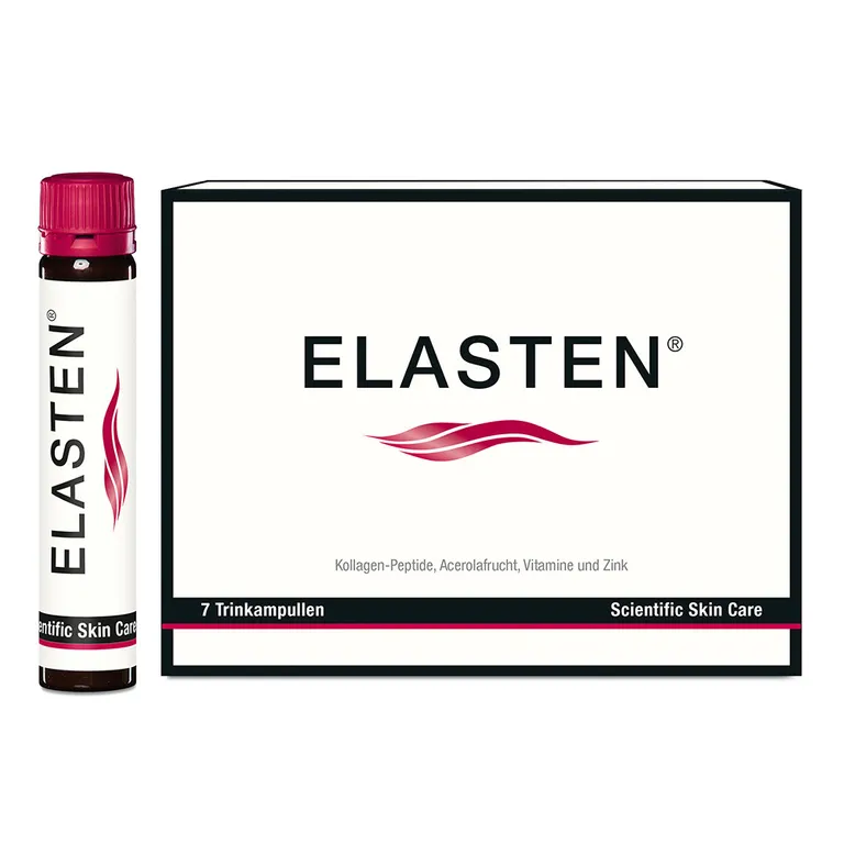 shopapotheke ELASTEN® Kollagen Trinkampullen für schöne Haut – das studiengeprüfte Original mit Acerola Vitamin C Zink Biotin Zeitlich begrenztes Angebot
