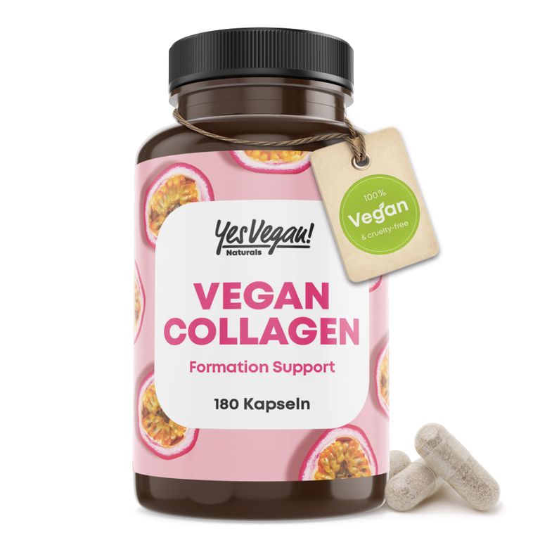 shopapotheke Vegan Collagen (180 Kapseln) mit Aminosäuren Vitamin A C E Biotin Silicium Zink und Mangan Saisonale Angebote
