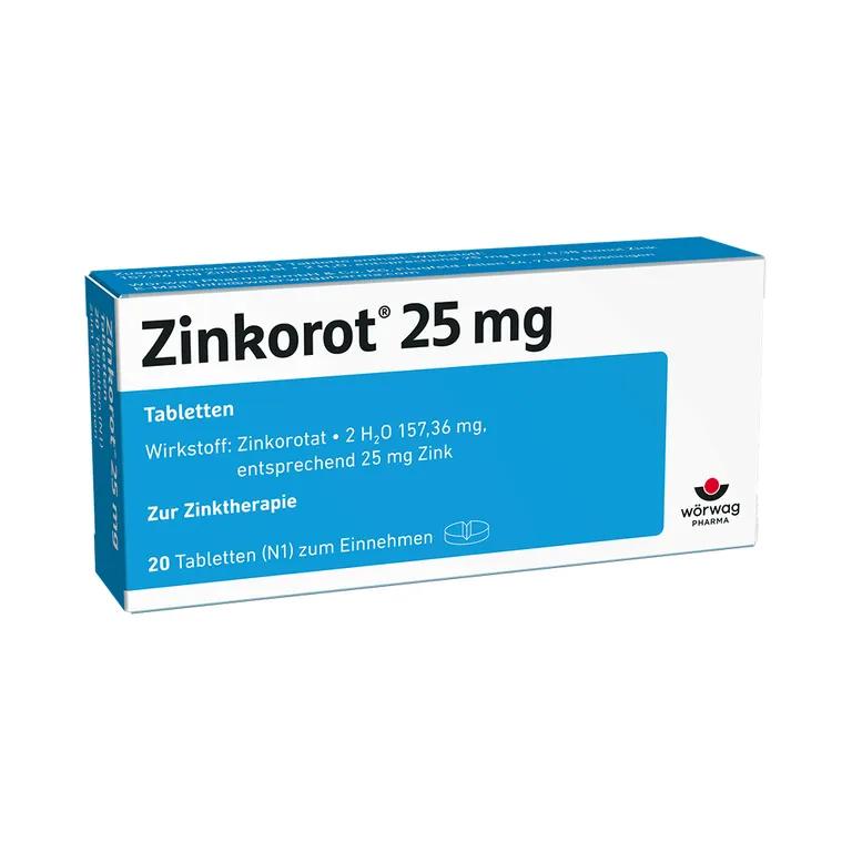 shopapotheke Zinkorot® 25 mg Tabletten