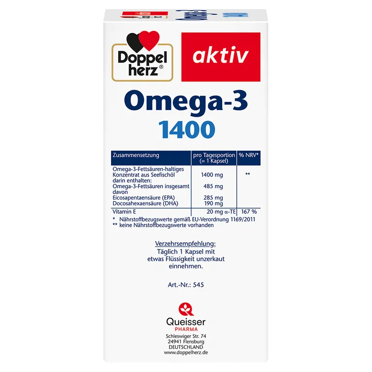 shopapotheke Doppelherz® Omega-3 1400 Wochenangebot