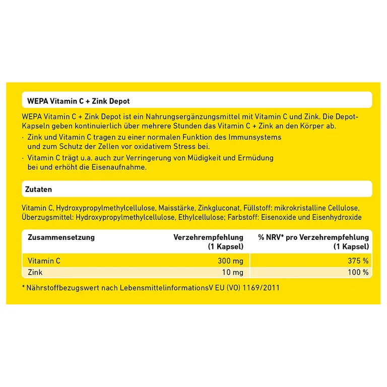 shopapotheke WEPA Vitamin C+Zink Kapseln Neueste Stile