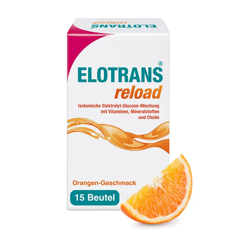 shopapotheke Elotrans® reload – Veganes Trinkpulver – nach anstrengenden Aktivitäten oder bei Erschöpfung Isotonische Elektrolyt-Glucose-Mischung - Jetzt 20% mit dem Code stada20 sparen* Bis zu 50% Rabatt
