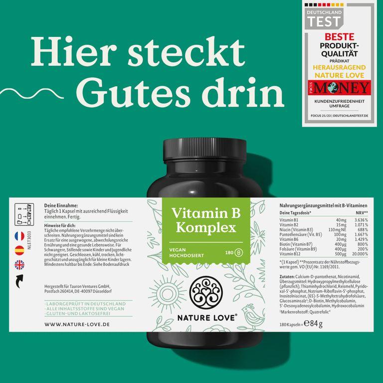 shopapotheke NATURE LOVE® Vitamin B Komplex Sonderangebot der Fabrik