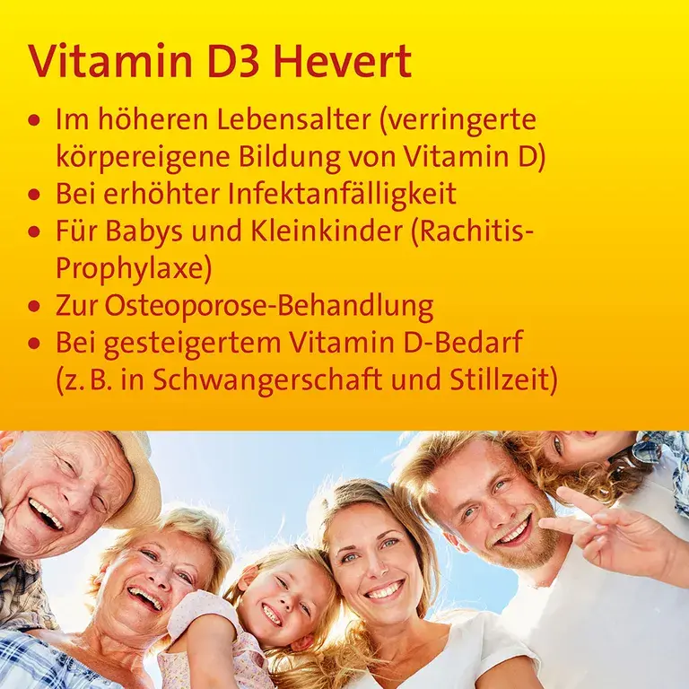 shopapotheke VITAMIN D3 HEVERT® 2000 IE* Vierteljährliche Förderung