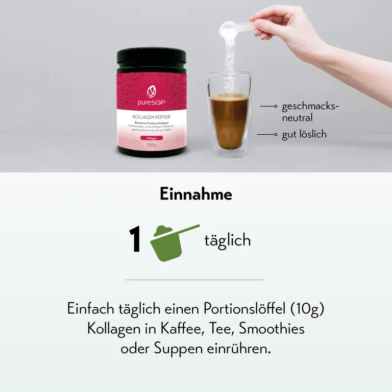 shopapotheke pureSGP Kollagen Peptide 50% Rabatt für begrenzte Zeit