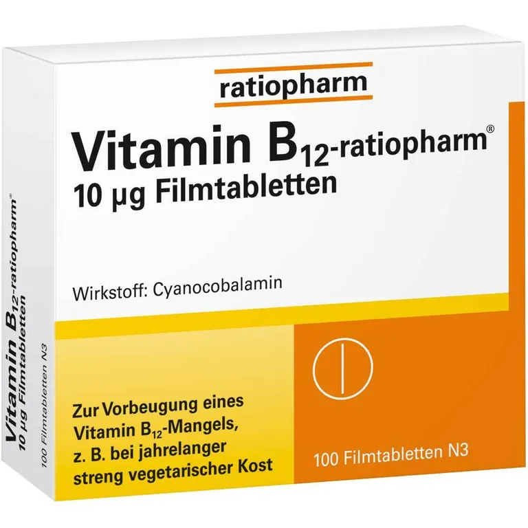 shopapotheke Vitamin-B12-ratiopharm® 10 µg Filmtabletten