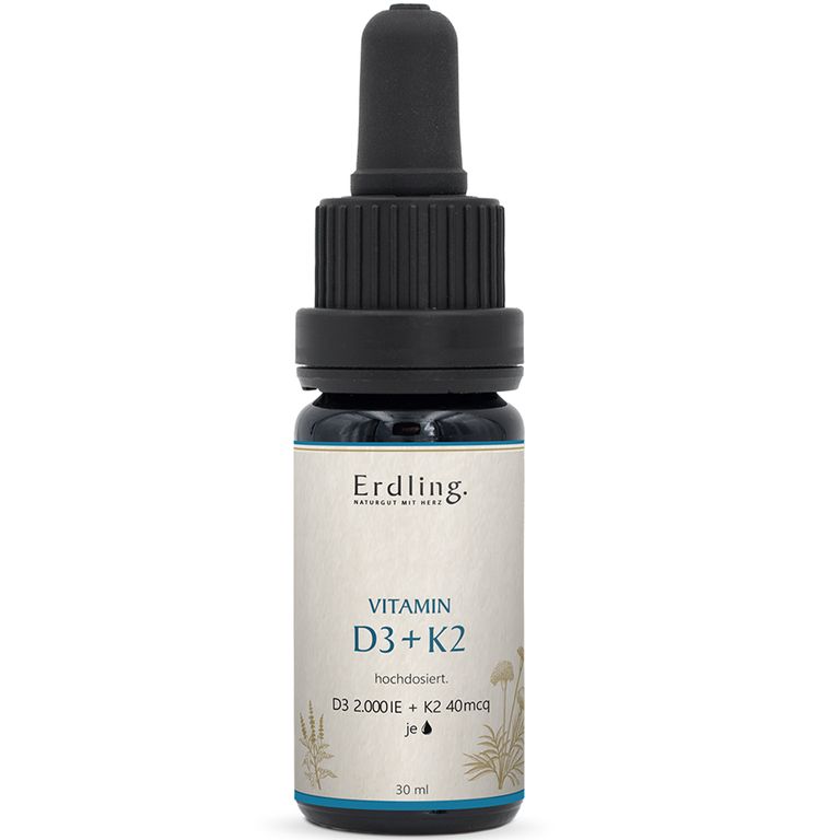 shopapotheke Erdling Vitamin D3 2000 IE + K2 40 µg