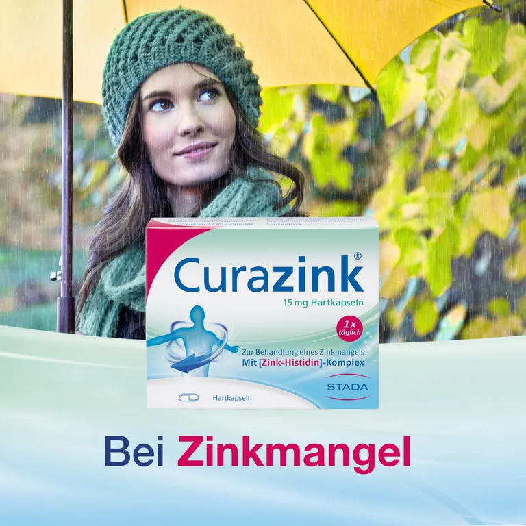 shopapotheke Curazink® Hartkapseln - hochdosiert mit 15 mg Zink im einzigartigen Zink-Histidin-Komplex Schlussverkauf
