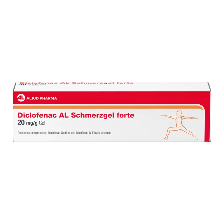 shopapotheke Diclofenac AL Schmerzgel forte 20 mg / g bei akutem Bewegungsschmerz nach stumpfem Trauma