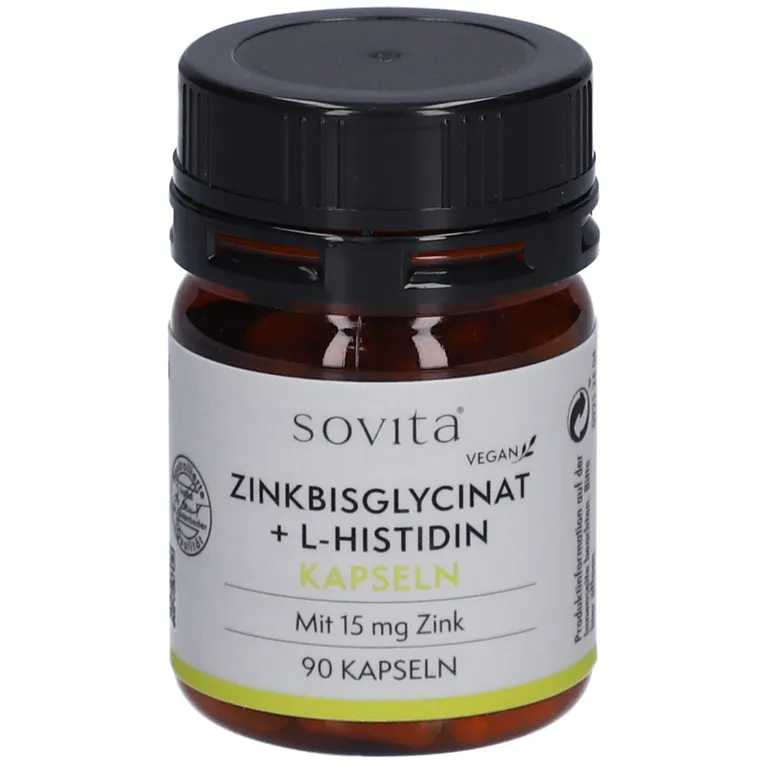 shopapotheke sovita Zinkbisglycinat + L-Histidin Kapseln Valentinstagsangebot