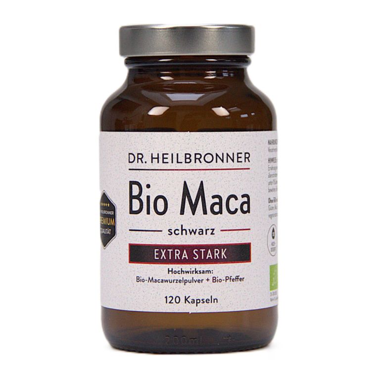 shopapotheke Dr. Heilbronner Bio Maca Schwarz Kapseln Extra Stark Exklusive Angebote