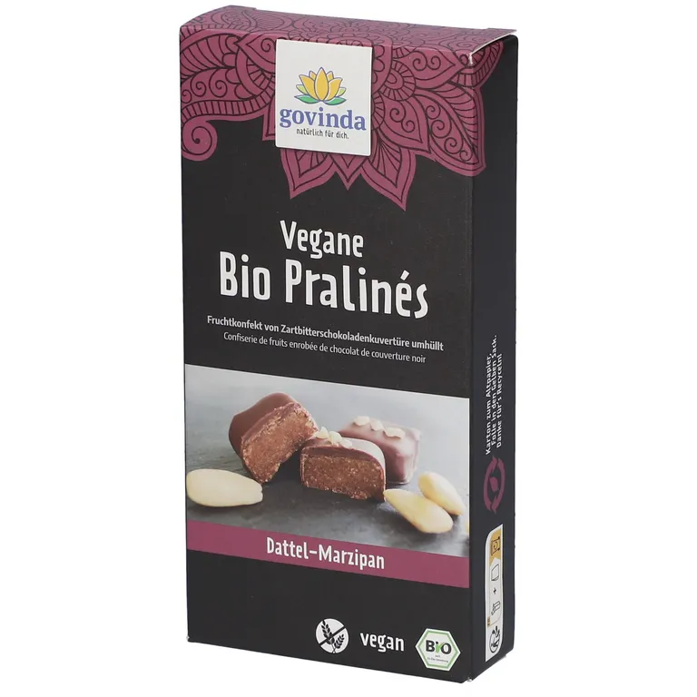 shopapotheke Govinda Vegane Bio Pralinés Dattel-Marzipan