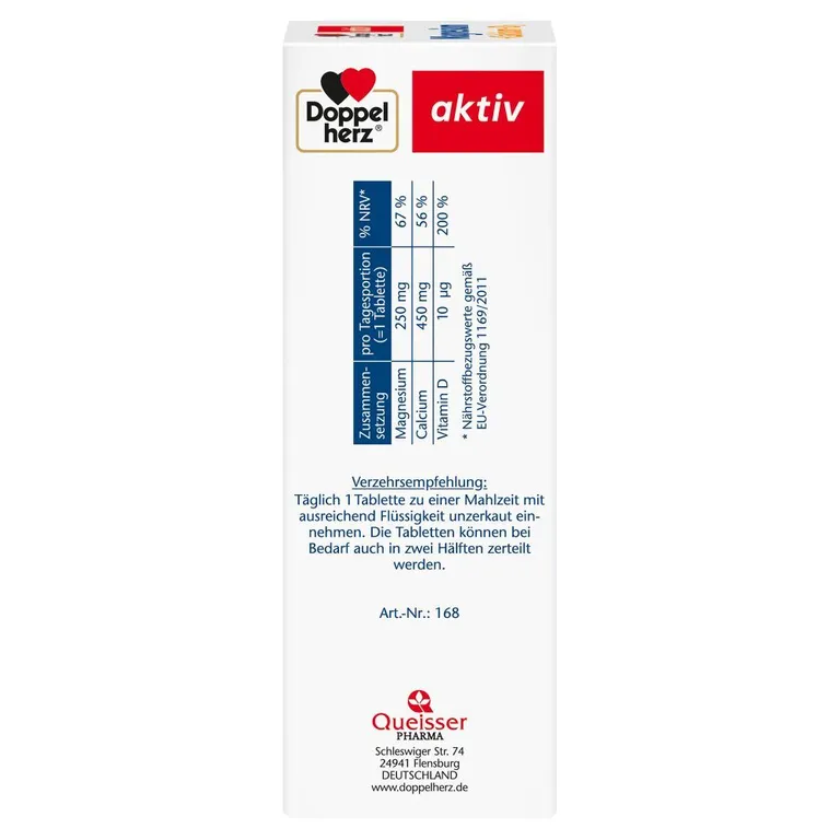shopapotheke Doppelherz® Magnesium + Calcium + D3 Tabletten Günstig kaufen