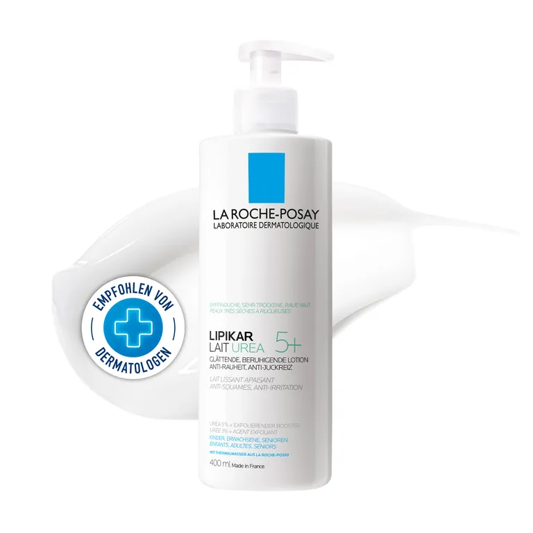 shopapotheke La Roche Posay Lipikar Lait Urea 5+ + Mini Toleriane Sensitive Creme 15ml GRATIS