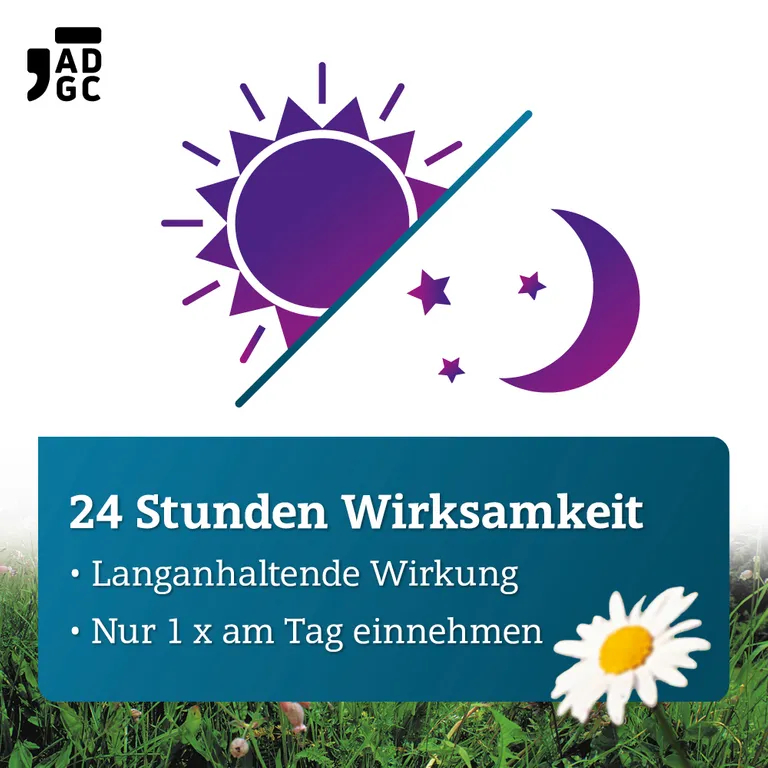 shopapotheke Bilastin ADGC® Allergietablette für schnelle Linderung bei Heuschnupfen Jubiläumsangebot