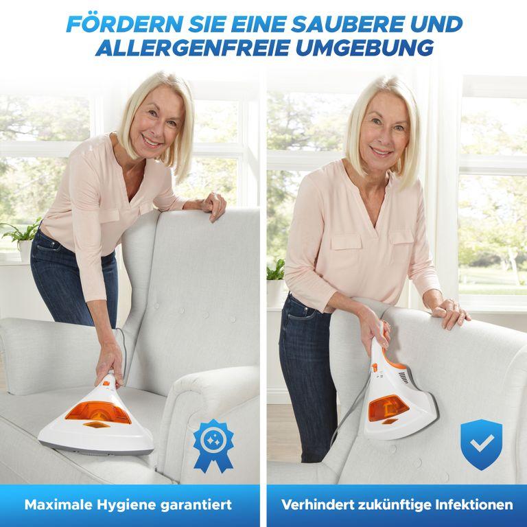 shopapotheke aktimeo Milben-Handstaubsauger mit UV-C Licht Top Angebot