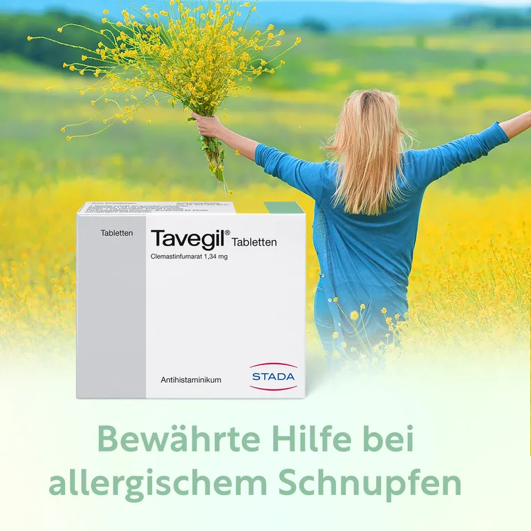 shopapotheke Tavegil® Tabletten zur Symptomlinderung bei Heuschnupfen Juckreiz und Nesselsucht Große Rabatte