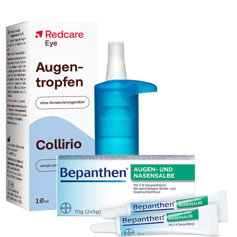 shopapotheke Redcare Augentropfen + Bepanthen® Augen- und Nasensalbe VIP-Rabatte