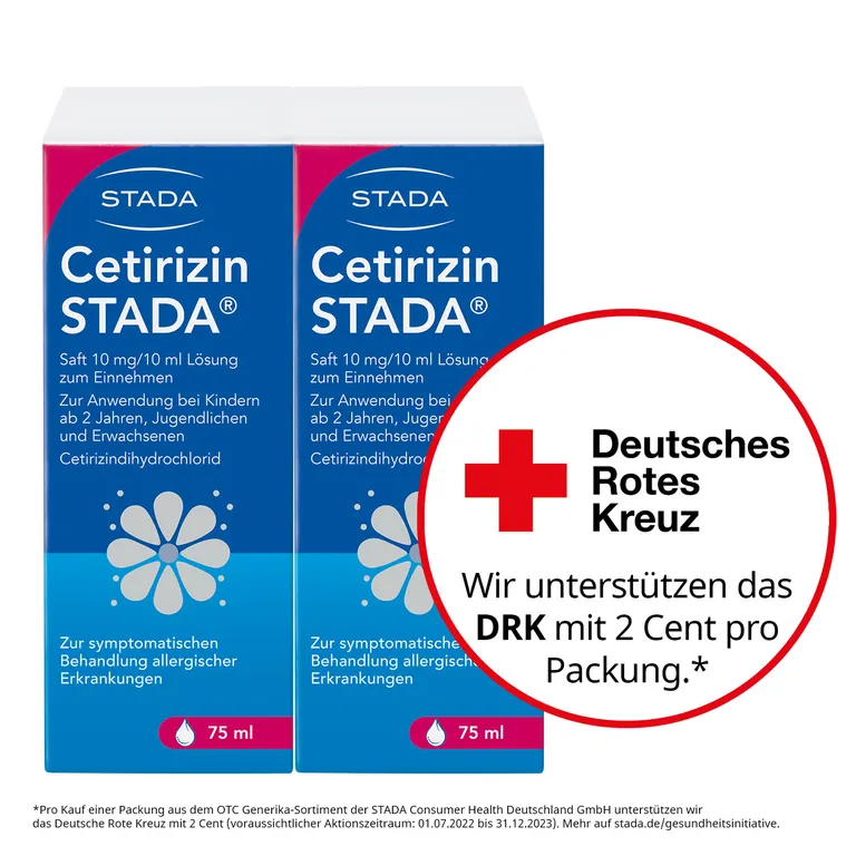 shopapotheke Cetirizin STADA® Saft 10mg/10ml Lösung zum Einnehmen bei Allergien Wochenangebot