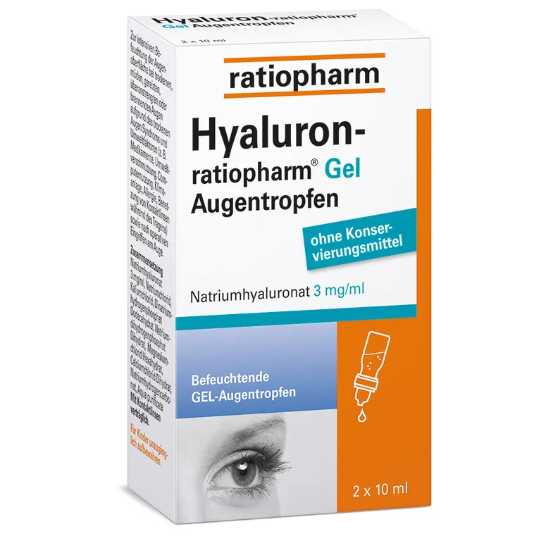shopapotheke Hyaluron ratiopharm® Gel Augentropfen