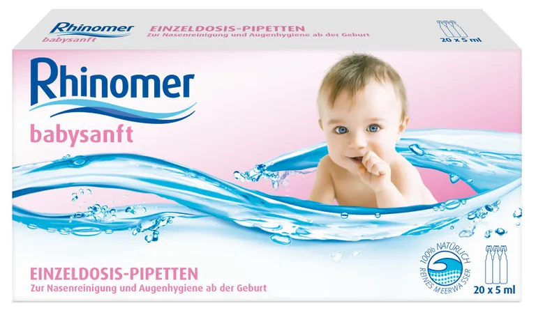 shopapotheke Rhinomer® babysanft Meerwasser Einzeldosis-Pipetten