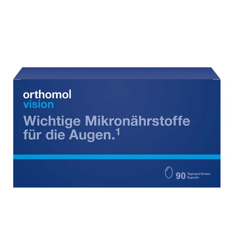 shopapotheke Orthomol Vision - wichtige Mikronährstoffe für die Augen - Nahrungsergänzung mit Lutein Zeaxanthin Omega-3-Fettsäure - Kapseln