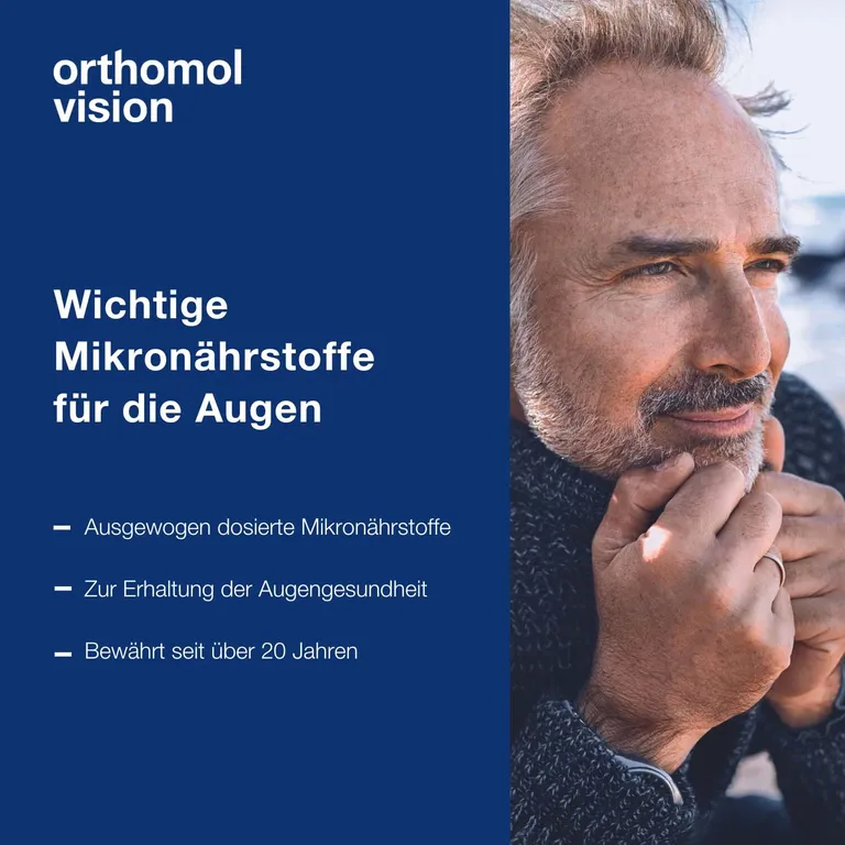 shopapotheke Orthomol Vision - wichtige Mikronährstoffe für die Augen - Nahrungsergänzung mit Lutein Zeaxanthin Omega-3-Fettsäure - Kapseln Sonderangebot der Fabrik