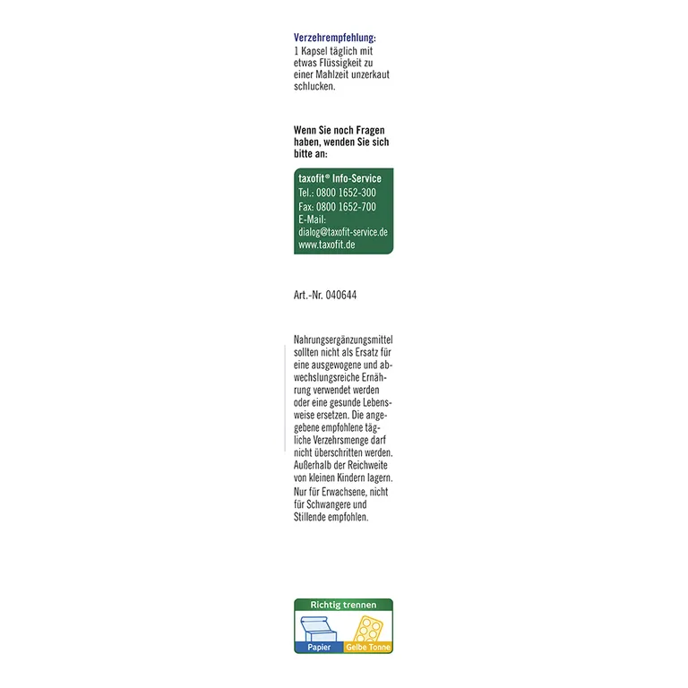 shopapotheke taxofit® Augen Sehkraft Tag+ Nacht Bis zu 55% Rabatt