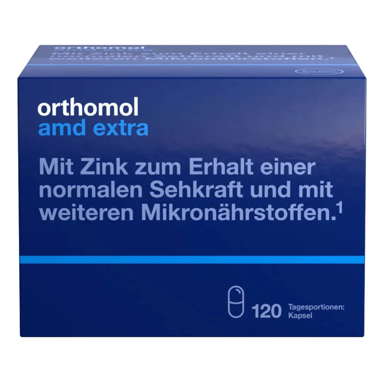 shopapotheke Orthomol AMD extra - Mikronährstoffe für den Erhalt normaler Sehkraft - mit Zink Lutein und Zeaxanthin - Kapseln