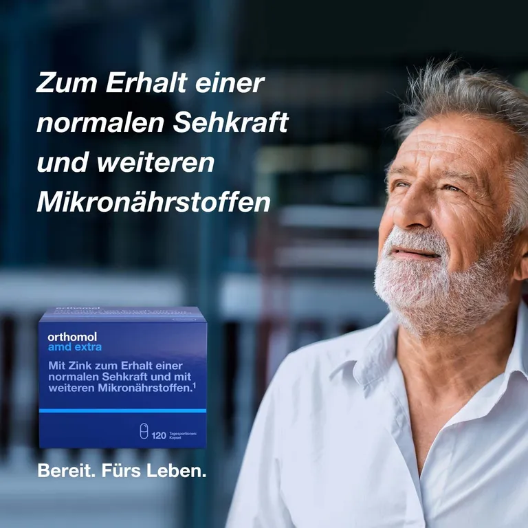 shopapotheke Orthomol AMD extra - Mikronährstoffe für den Erhalt normaler Sehkraft - mit Zink Lutein und Zeaxanthin - Kapseln 50% Rabatt mit kostenlosem Versand