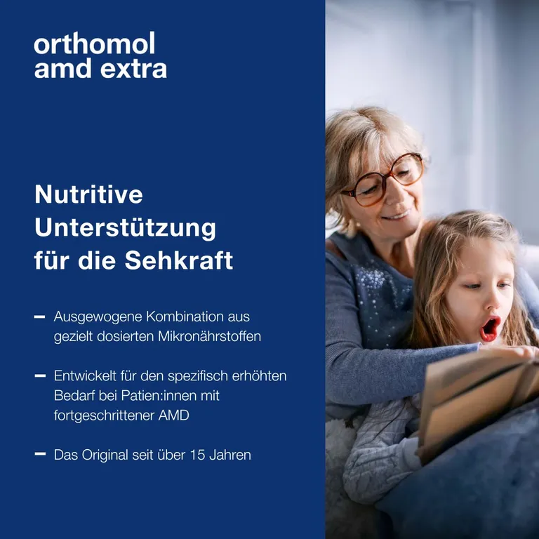shopapotheke Orthomol AMD extra - Mikronährstoffe für den Erhalt normaler Sehkraft - mit Zink Lutein und Zeaxanthin - Kapseln 50% Rabatt mit kostenlosem Versand